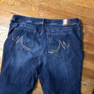 Maurices size 18 W dark wash boot cut jeans